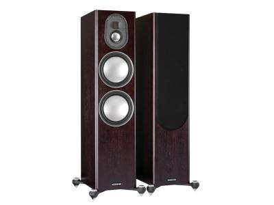 Monitor Audio Gold 300 5G Floorstanding Speakers - (Dark Walnut)