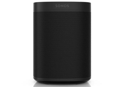 Sonos ONE Compact Wireless Network Speaker with Voice Commands (Black) - Open Box