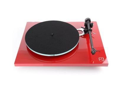 Rega Planar 3 Turntable - P3 without Cartridge (Red)