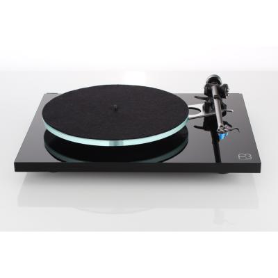 Rega Planar 3 Turntable - P3 with EXACT Cartridge (Black)