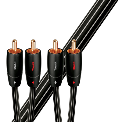 Audioquest Tower Analog-Audio Interconnect RCA to RCA Cable (1M)