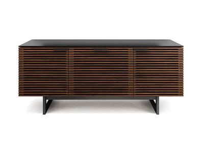 BDI CORRIDOR Triple-wide Cabinet - Chocolate Stained Walnut (8177)