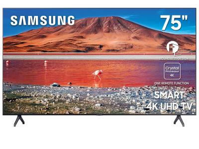 Samsung 75" Smart LED 4K UHD TV - UN75TU7000FXZC (TU7000 Series)