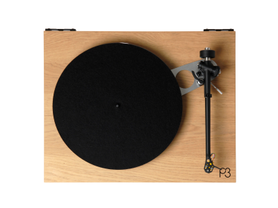 Rega Planar 3 Turntable - P3 without Cartridge (Oak)