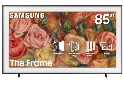 Samsung 85" LS03D Series The Frame QLED 4K Smart TV (QN85LS03D) - 2024 Model