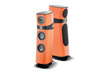 Focal SOPRA N°3 Floorstanding 3 way Bass Relfex Speaker - Orange (Pair)