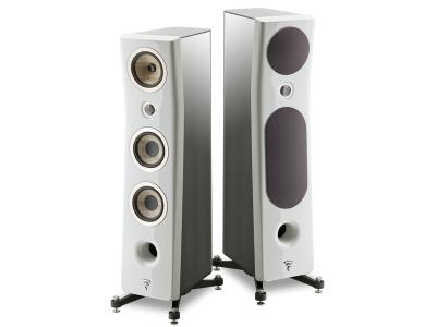 Focal KANTA No2 Floorstanding 3-way Bass Reflex Speaker - White High Gloss / Gloss Carrara White (Pair)